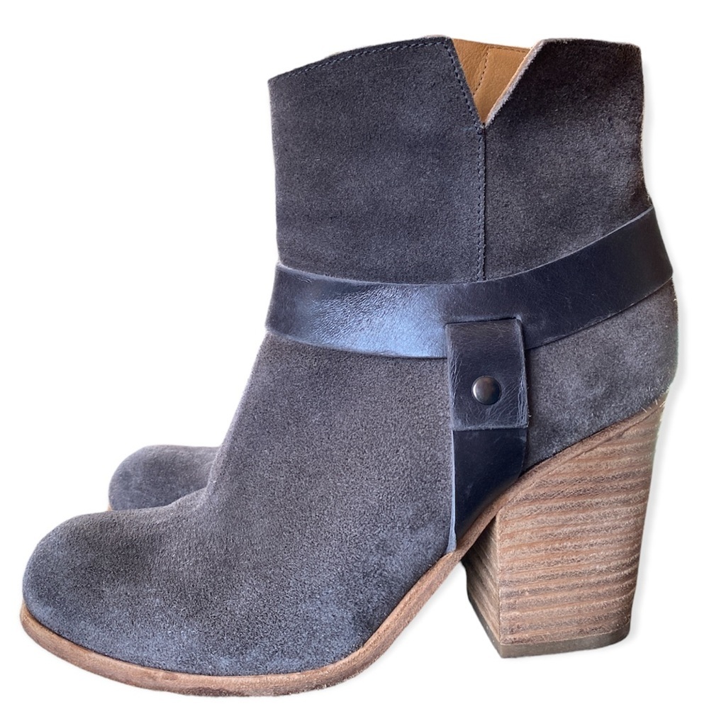 COCLICO Suede Leather Ankle Giddy-up Boot Bootie Size 36